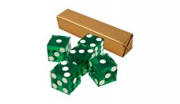 Green casino craps dice