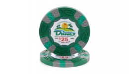 25 dunes poker chip