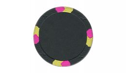 Black lucky bee large poker chip