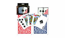 Copag blue and red regular index playing cards