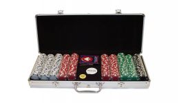 500 dice chips aluminum poker chip set
