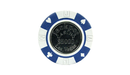 Jackpot coin inlay poker chips